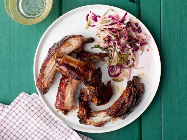 Michael Chiarello's Babyback Ribs with Espresso Barbecue Sauce