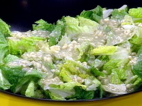 Romaine Salad with Blue Cheese Vinaigrette