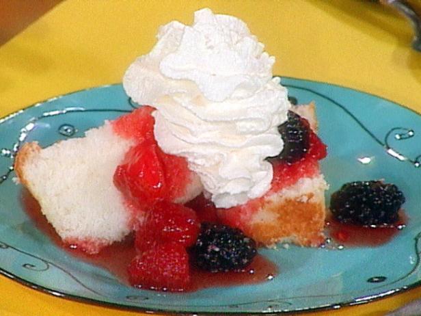 Angel Food Cake and Berries image
