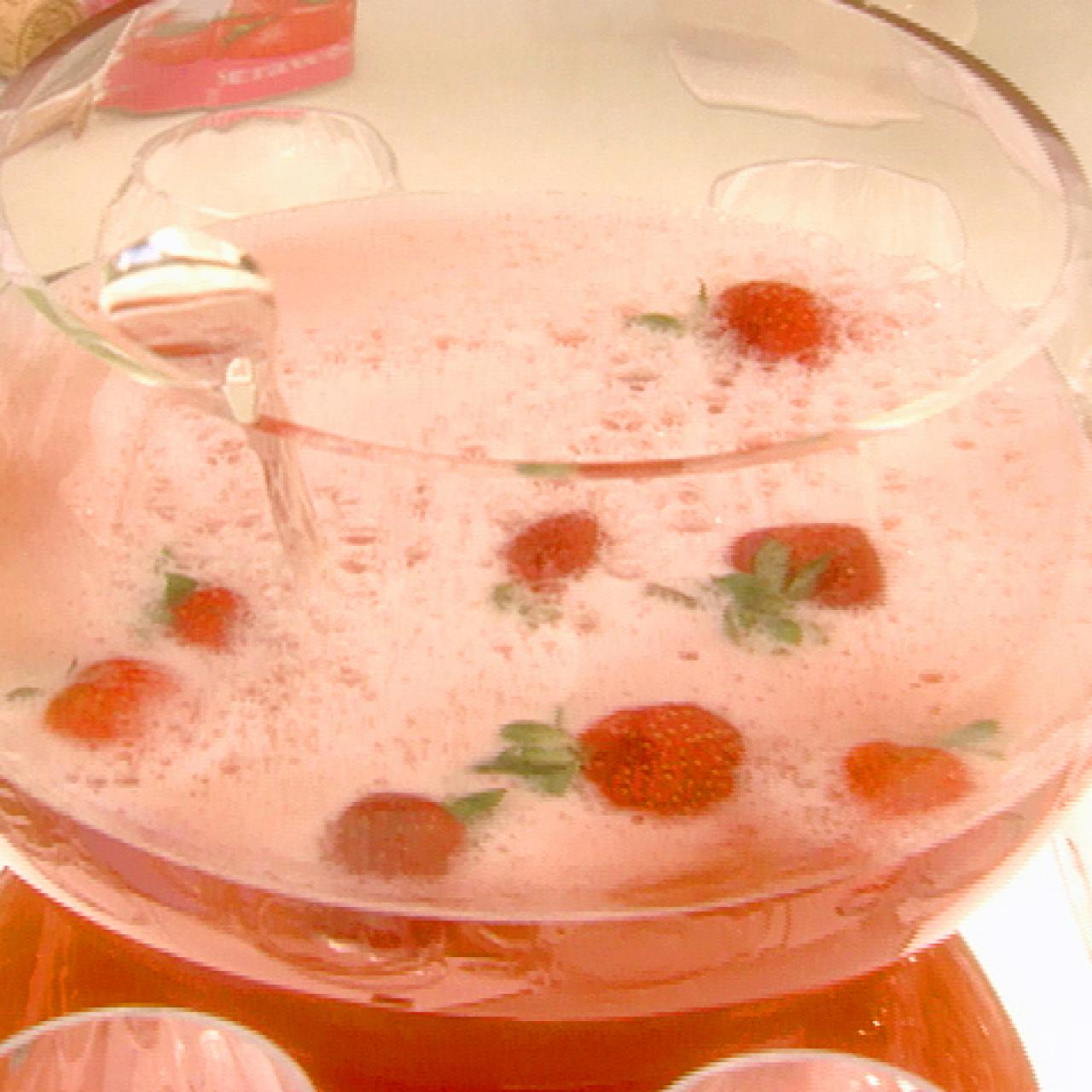 Party Punch Recipe  Strawberry Champagne Punch