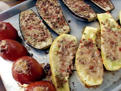 Eggplant, Yellow Squash and Tomato Casino