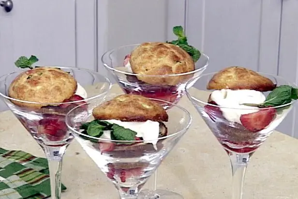Strawberry Shortcake Martinis Recipe | Food Network
