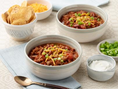 Food Network Kitchen's 30-Minute Turkey Chili, as seen on Food Network.