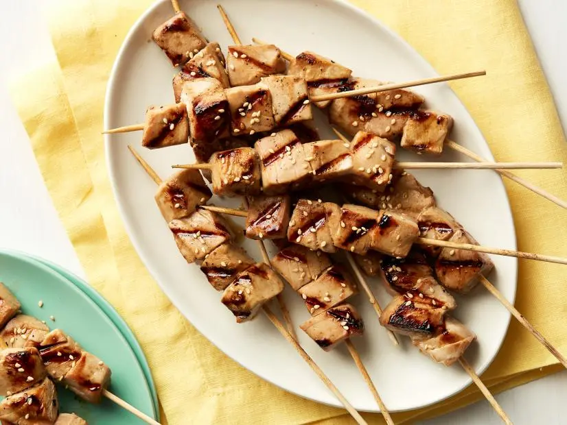 FN Flat Recipe: Teriyaki Ginger Tuna Skewers, GEORGE STELLA, Low Carb and Lovin' It, Low Carb Chinese