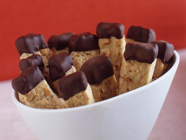 Chocolate Dipped Hazelnut Shortbread image