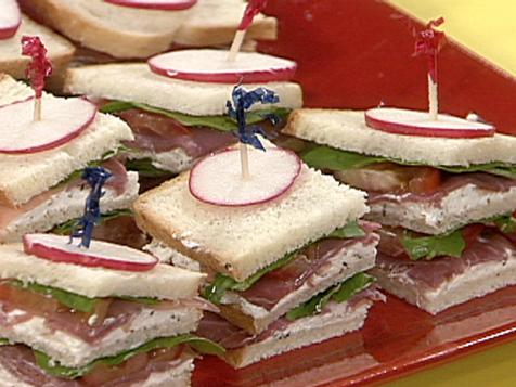 Italian Club Finger Sandwiches