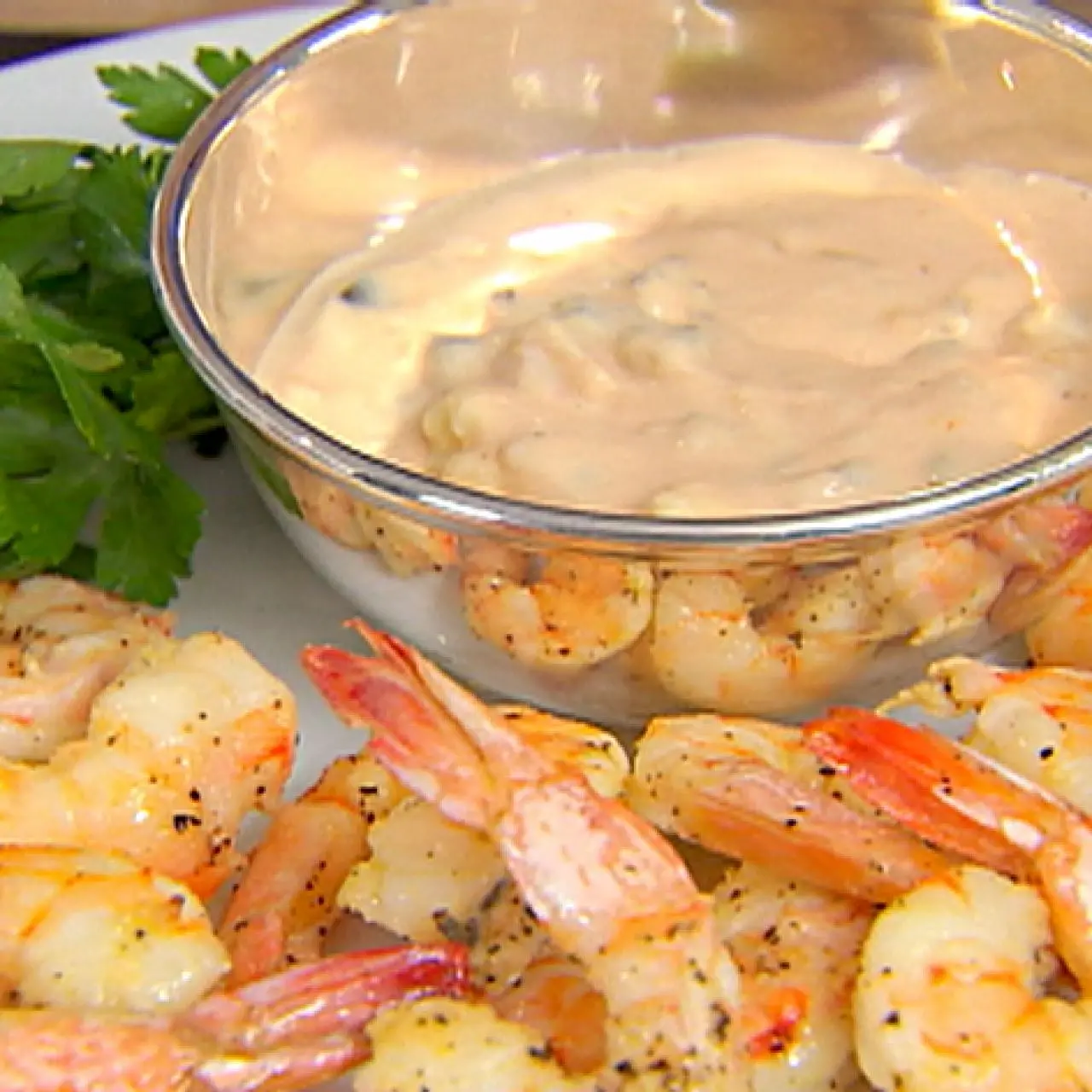 Roasted Shrimp with Thousand Island Dressing