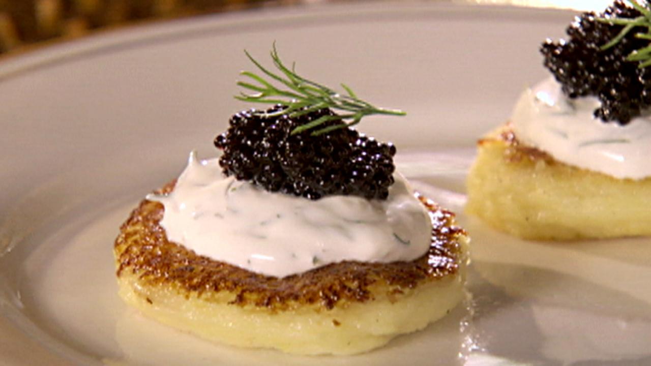 Potato Blini With Caviar