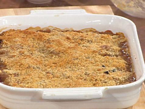 Stewed Fall Fruit with Buttered Crumbs