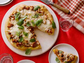 Rachael Ray Chicken Parm Pizza