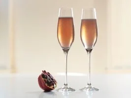 Pomegranate Champagne Cocktail