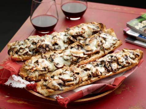 Mushroom Lovers' French Bread Pizzas