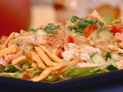 Thai Chicken Salad with Peanuts and Lime