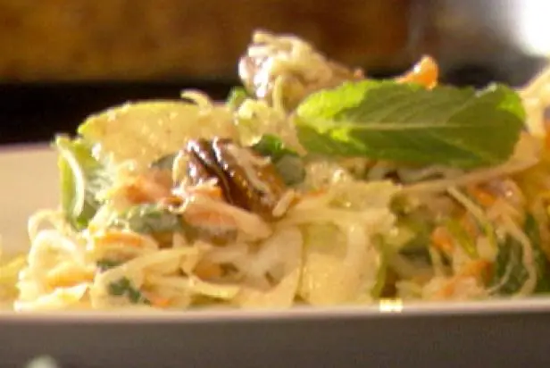 Cole Slaw with Pecans and Spicy Dressing Recipe | Tyler Florence | Food Network