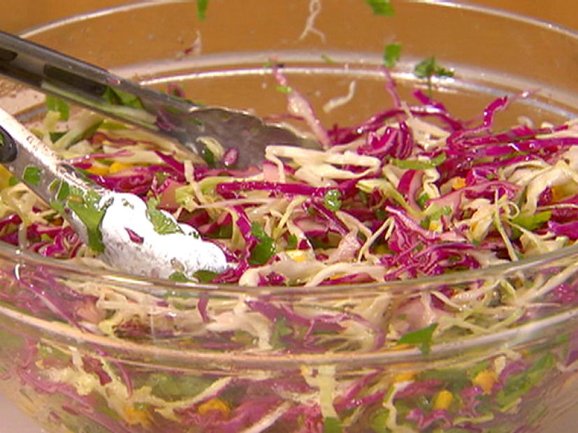 Latin Cabbage And Corn Salad Recipe Dave Lieberman Food Network