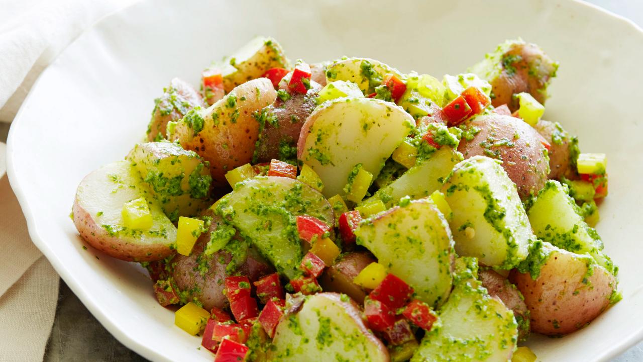 Summery Pesto Potato Salad