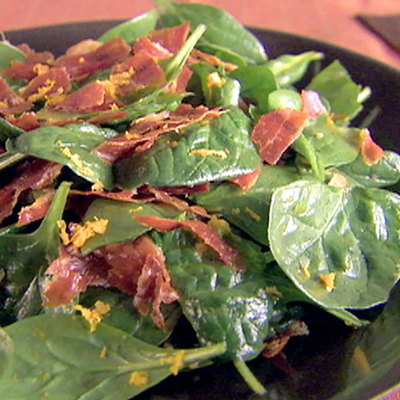 spinach salad orange dressing Orange Fennel Spinach Salad with Honey White Balsamic Dressing