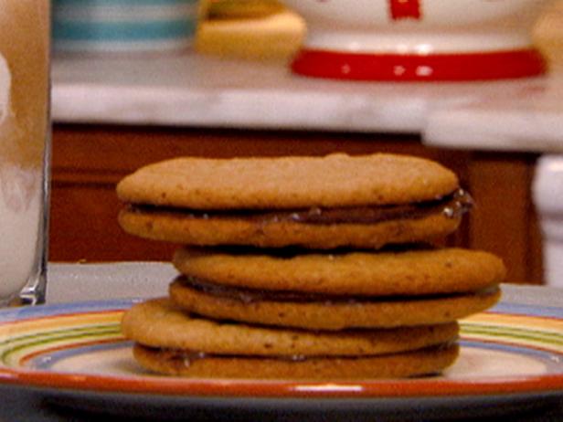 Chocolate-Hazelnut Sandwich Cookies image