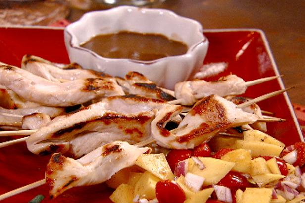 Chicken Satay with Rice