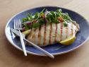 Bobby Flay's Grilled Chicken Paillard with Lemon and Black Pepper and Arugula-Tomato Salad