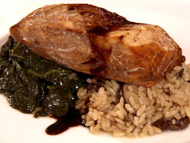 Halibut with Balsamic Glaze