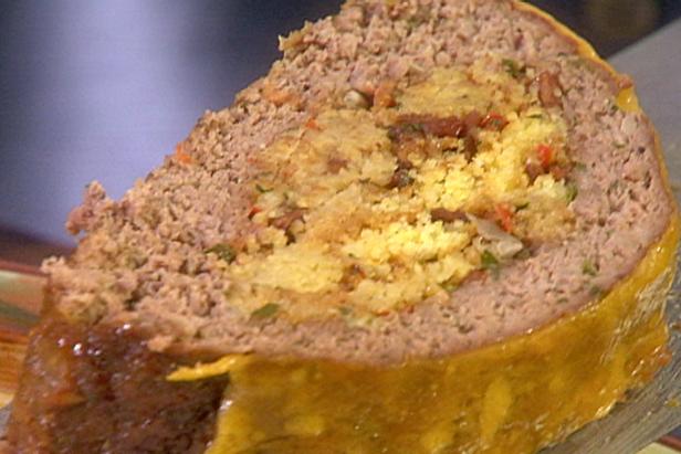Cornbread Stuffed Meatloaf