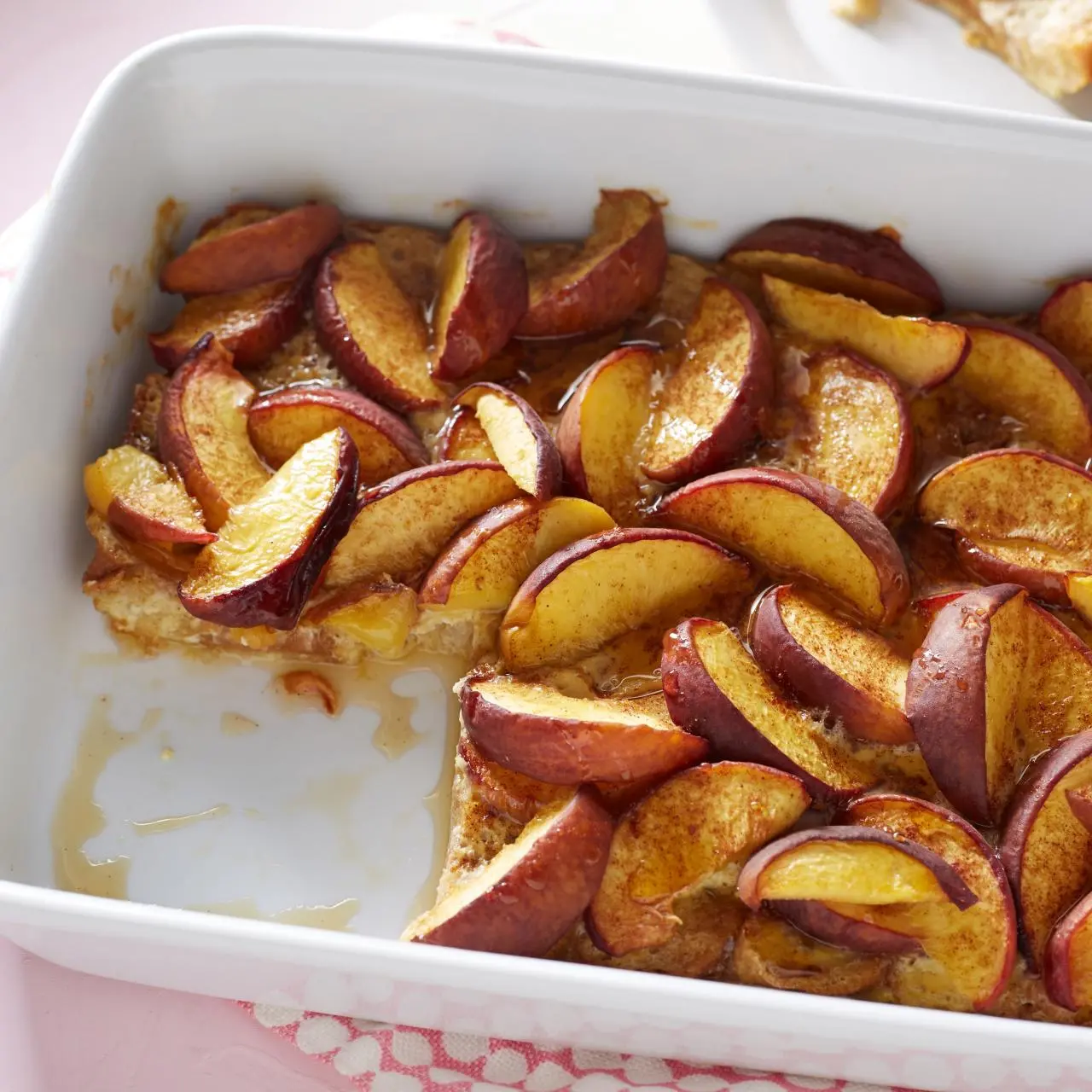 Peach French Toast Bake-image