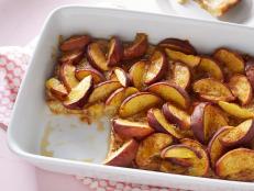 Cooking Channel serves up this Peach French Toast Bake recipe  plus many other recipes at CookingChannelTV.com