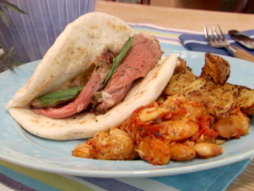 Roasted Leg Of Lamb Recipe Bobby Flay Food Network