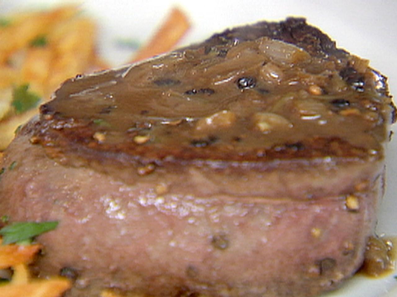 Filet of Beef au Poivre Recipe, Ina Garten