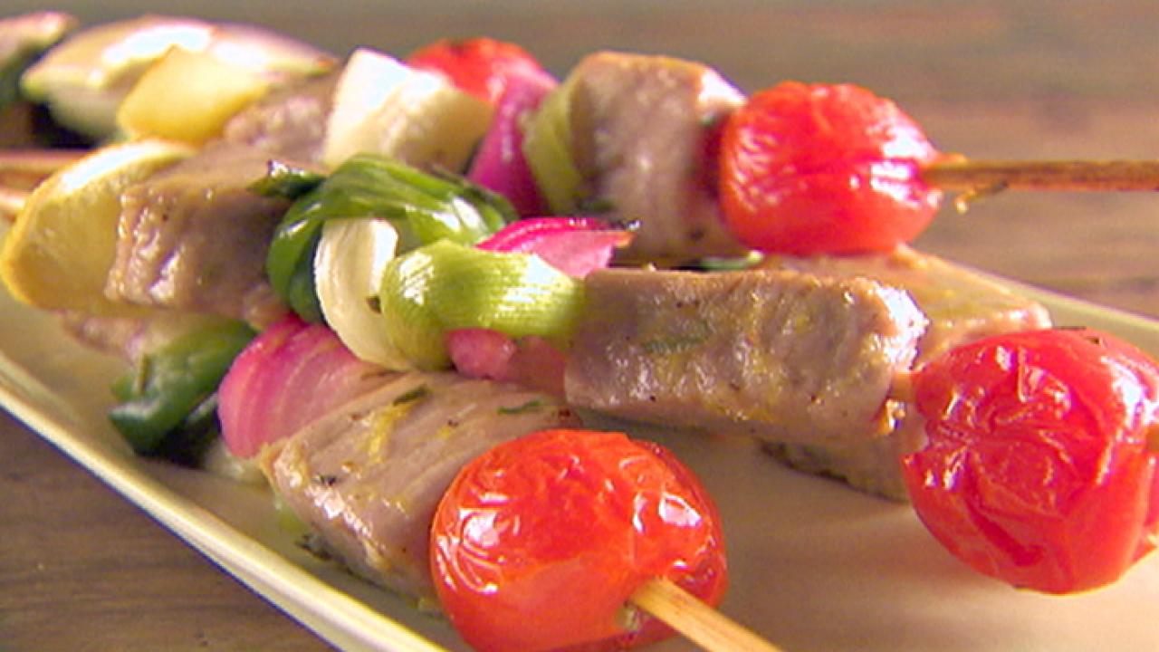 Sicilian Tuna Kebabs