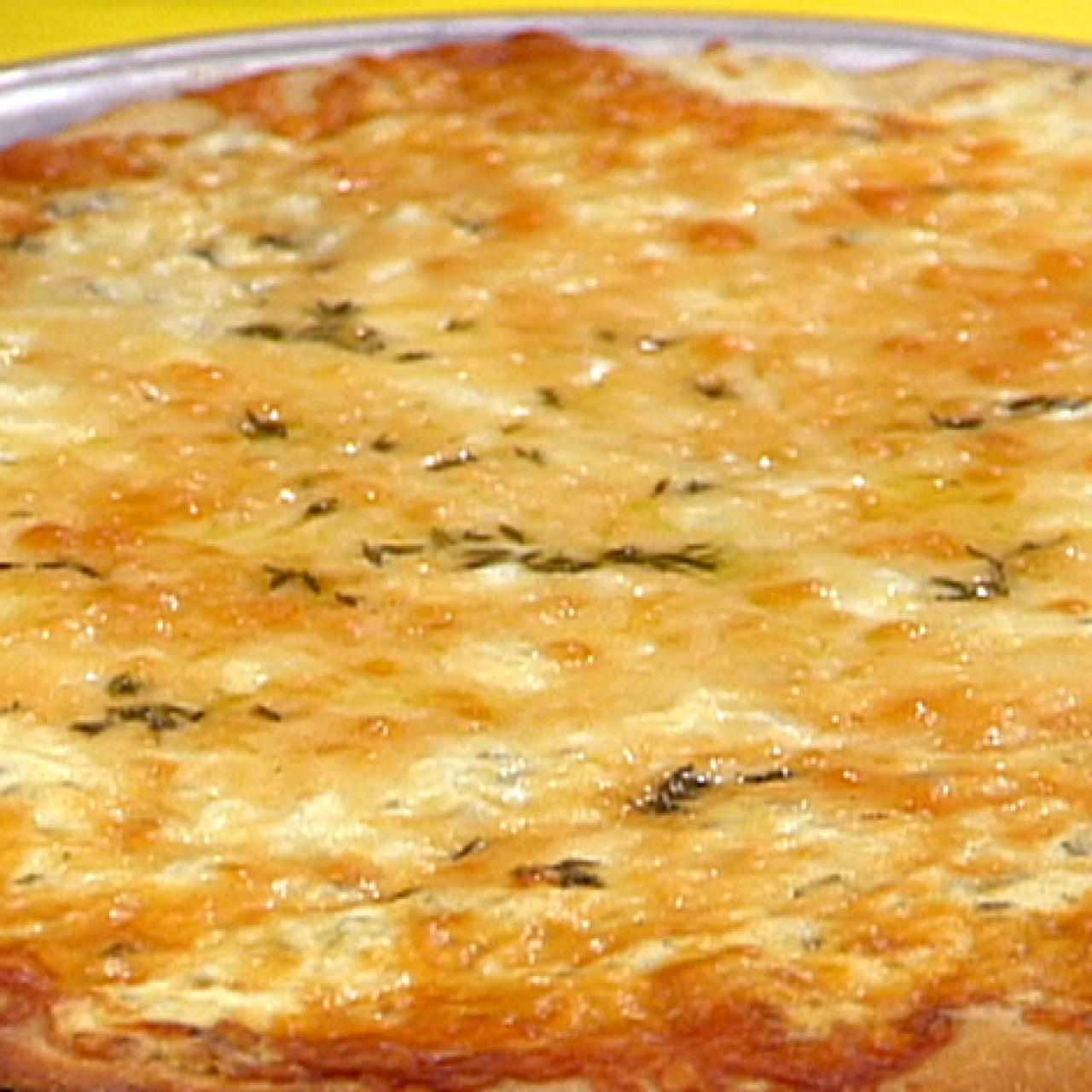 Three Cheese Pan Pizza – Baked by Rachel