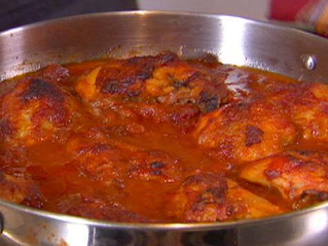 Chicken Simmered in BBQ Sauce
