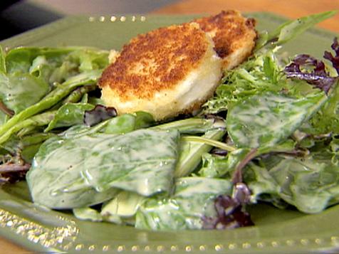 Salad with Warm Goat Cheese