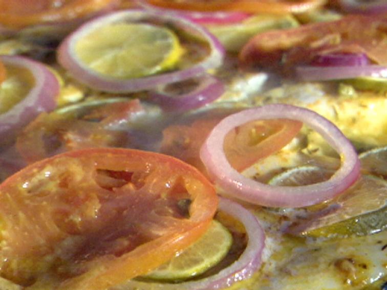 Seafood Grilled in Foil Recipe | Food Network