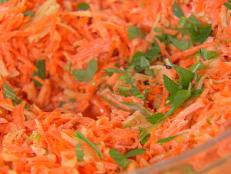 With less than 90 calories per serving and full of vitamin A (good for healthy eyes and hair), this easy carrot salad whips up in no time. Try it as a side for any sandwich or light dinner.