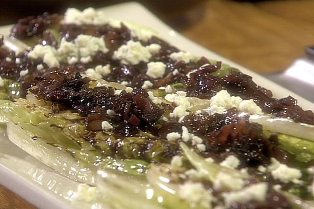 Grilled Romaine with Blue Cheese-Bacon Vinaigrette image