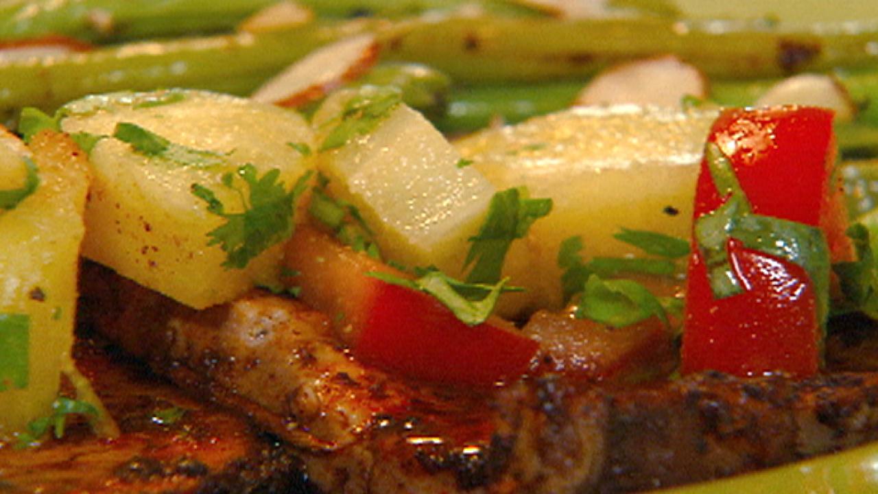 Chili-Crusted Pork with Salsa