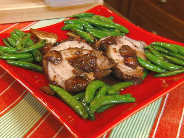 Pork Roast with Cumin-Spiked Mixed Berry Sauce and Roasted Parsnips