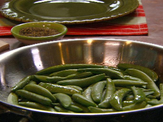 Sauteed Snow Peas Recipe Robin Miller Food Network