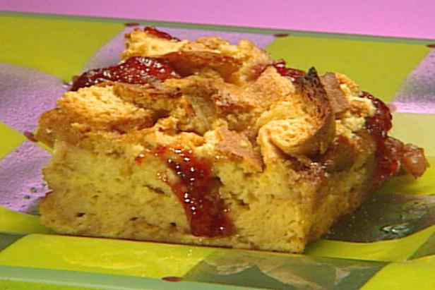 PB and J Bread Crust Pudding image