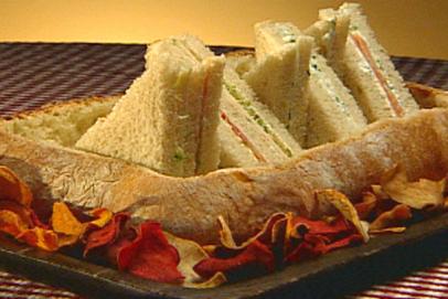 Three Tasty Tea Sandwiches-image