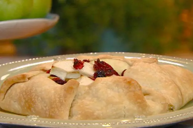 Apple-Cranberry Galette Recipe | Robin Miller | Food Network