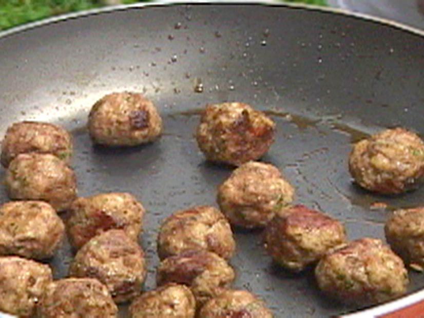 The Juiciest Meat Balls Ever Recipe George Duran Food Network