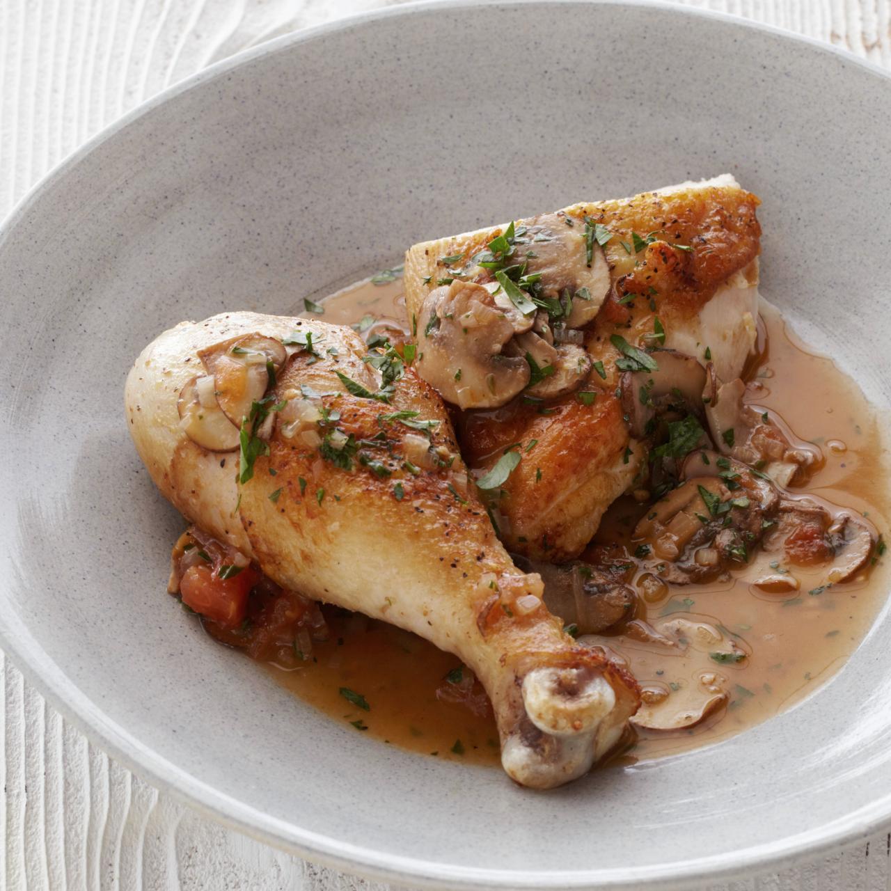 Chicken Chasseur Hunter style Chicken