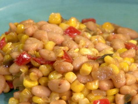 Corn and White Bean Maque Choux