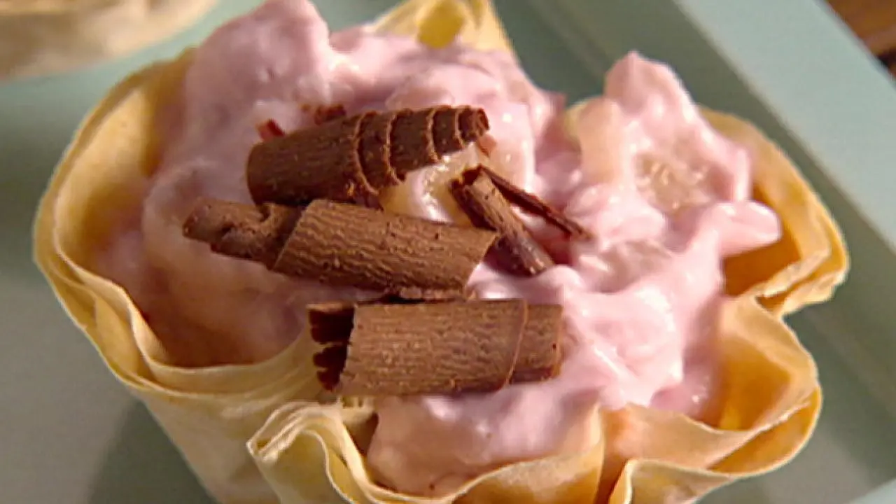 Raspberry and Pineapple Sundae