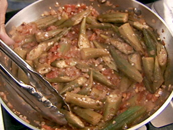 Okra and Tomatoes Recipe Alton Brown Food Network
