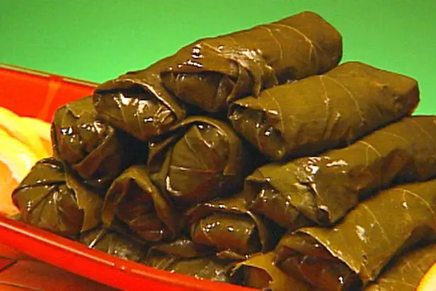 Stuffed Grape Leaves Recipe | George Duran | Food Network