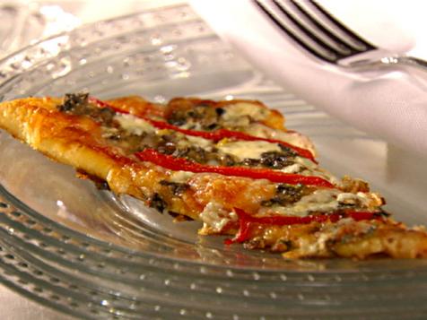 Red Pepper and Tapenade Slices